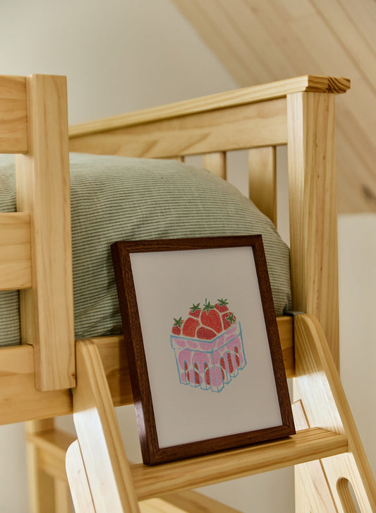 Strawberry Punnet, Poster