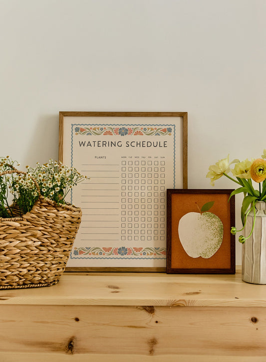 Watering Chart with a Purpose, Planner